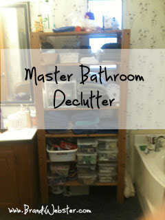 Master Bathroom Declutter