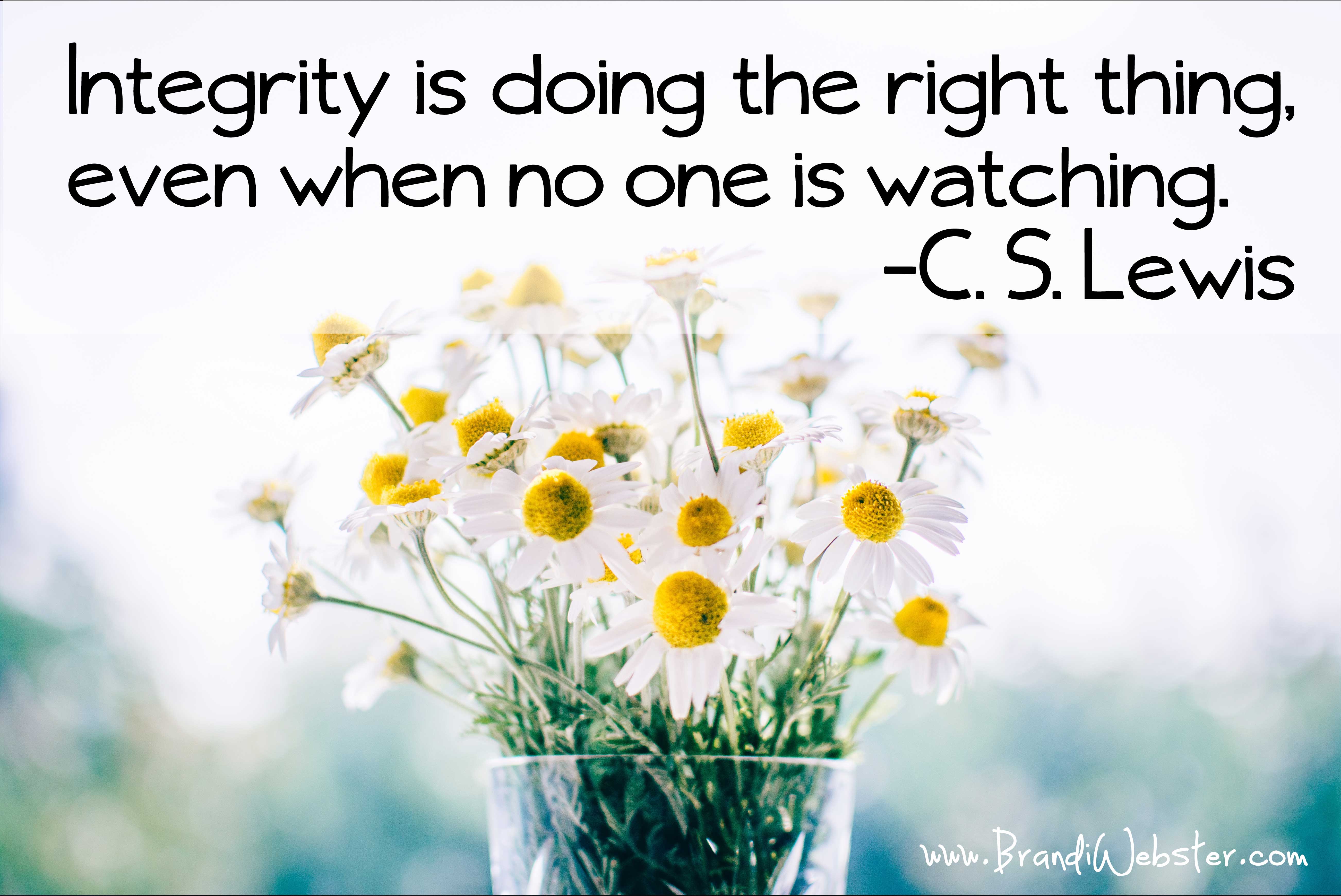Integrity Truly Matters